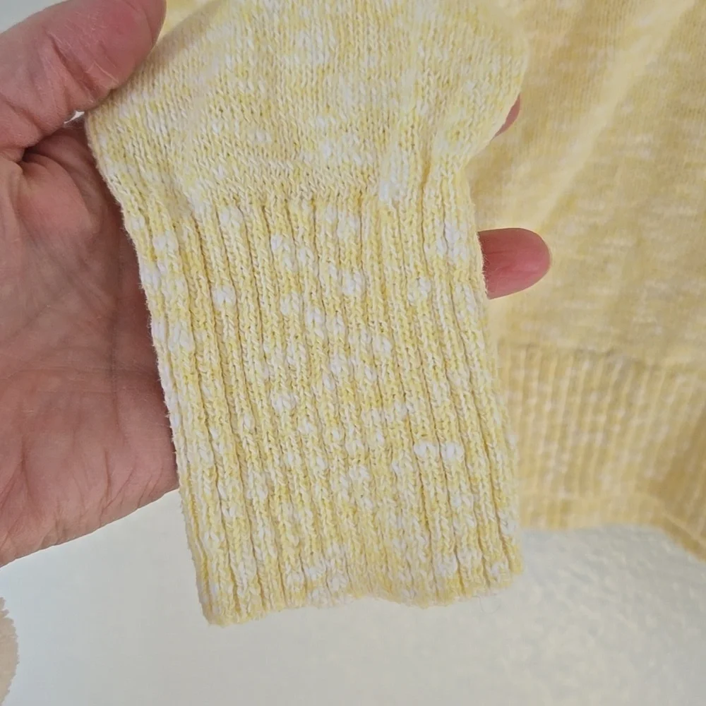 J. Crew | Butter Yellow Crew Neck Light Sweater Size XS